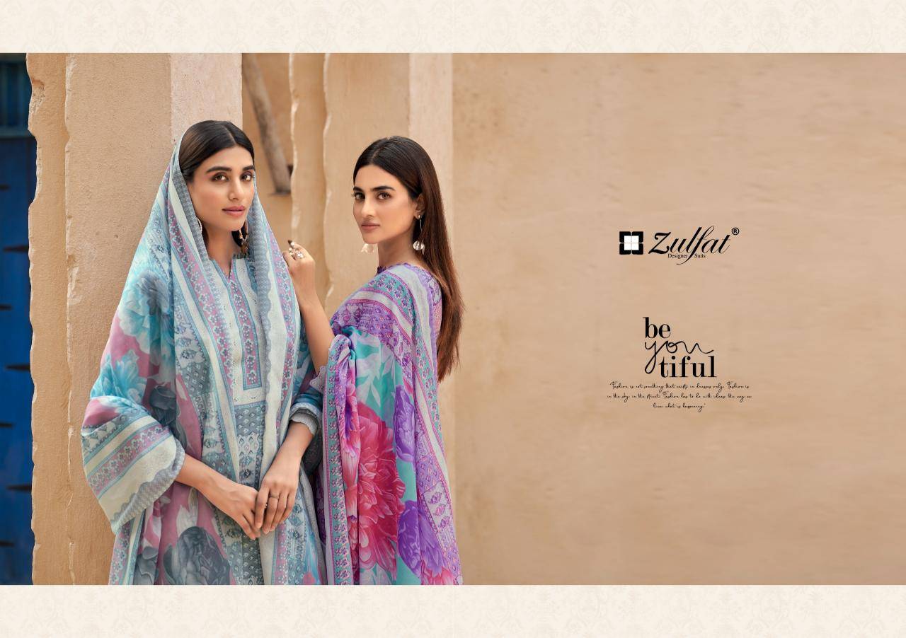 Zulfat tanaira Dress material wholesalers in Surat